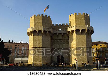 Stock Photo - Spain, Comunidad valenciana, Valencia, City, Town, Building, Architecture. Fotosearch