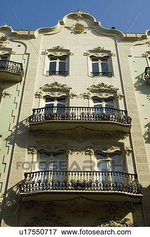 Spain, Comunidad valenciana, Valencia, City, Town, Architecture, Building View Large Photo Image Stock Photo - Spain, Comunidad valenciana, Valencia, City, Town, Architecture, Building. Fotosearch