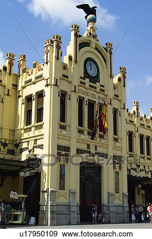 Stock Photo - Spain, Comunidad valenciana, Valencia, City, Town, Architecture, Building. Fotosearch