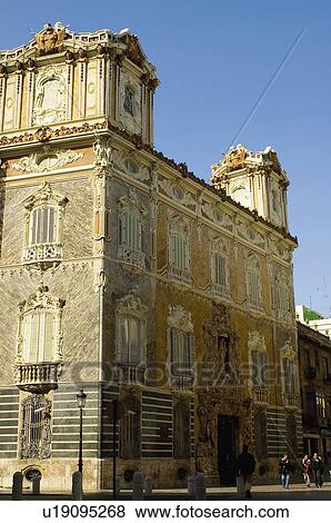 Spain, Comunidad valenciana, Valencia, City, Town, Architecture, Building View Large Photo Image Stock Photo - Spain, Comunidad valenciana, Valencia, City, Town, Architecture, Building. Fotosearch