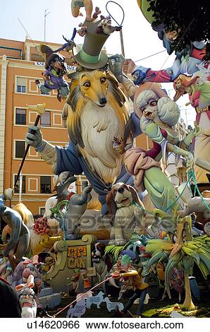 Spain, Comunidad valenciana, Valencia, Ninot, Falla, Fallas, Puppet View Large Photo Image Stock Photograph - Spain, Comunidad valenciana, Valencia, Ninot, Falla, Fallas, Puppet. Fotosearch