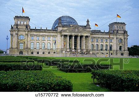 Stock Image - Europe, Germany, European city, City, Town, Berlin, Architecture. Fotosearch