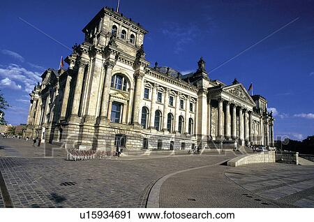 Stock Image - Europe, Germany, European city, City, Town, Berlin, Architecture. Fotosearch