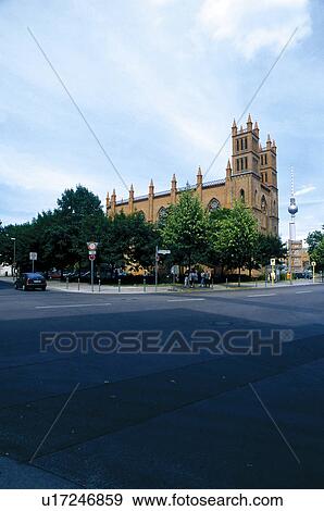 Stock Photo - Europe, Germany, European city, City, Town, Berlin, Architecture. Fotosearch