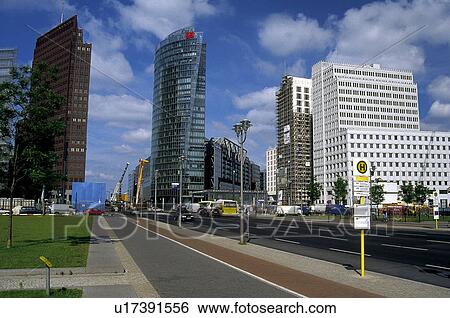 Stock Photograph - Europe, Germany, European city, City, Town, Berlin, Architecture. Fotosearch