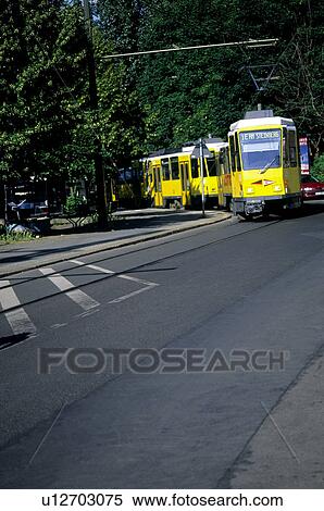 Europe, Germany, European city, City, Town, Berlin, Road View Large Photo Image Stock Photography - Europe, Germany, European city, City, Town, Berlin, Road. Fotosearch