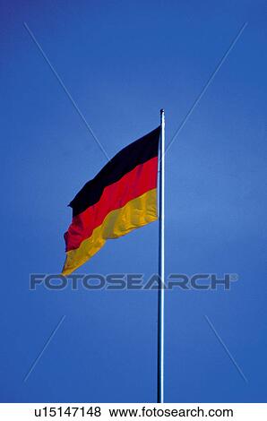 Europe, Germany, European city, Flag, German, German flag View Large Photo Image Stock Photo - Europe, Germany, European city, Flag, German, German flag. Fotosearch