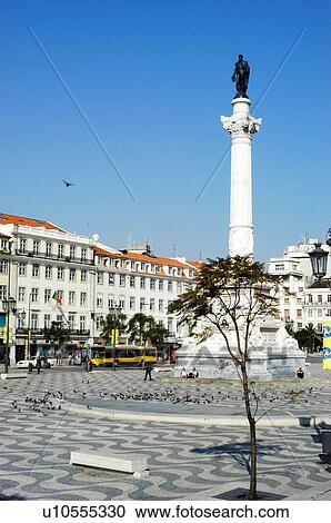 Stock Image - Europe, European city, Portugal, Lisboa, City, Town, Architecture. Fotosearch