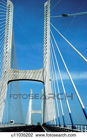Stock Image - Europe, European city, Portugal, Lisboa, City, Town, Architecture. Fotosearch