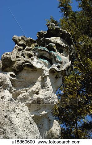 Stock Image - Europe, European city, Portugal, Lisboa, City, Town, Sculpture. Fotosearch