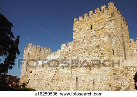 Stock Photograph - Europe, European city, Portugal, Lisboa, City, Town, Architecture. Fotosearch