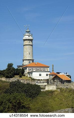 Spain, Cantabria, Santander, Architecture, City, Town, Lighthouse View Large Photo Image Picture - Spain, Cantabria, Santander, Architecture, City, Town, Lighthouse. Fotosearch