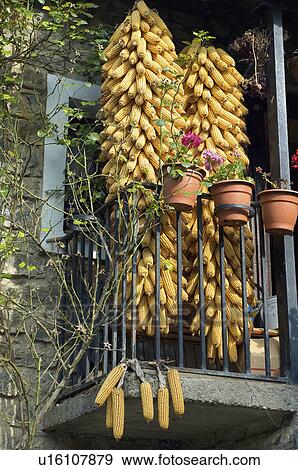 Stock Photo - Spain, Cantabria, Santander, Potes, Village, Typical, Typical village. Fotosearch