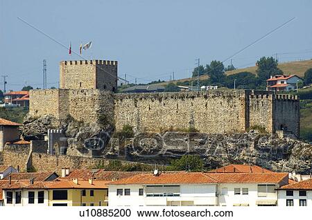 Spain, Cantabria, Santander, San vicente barquera, Village, House, Houses View Large Photo Image Stock Image - Spain, Cantabria, Santander, San vicente barquera, Village, House, Houses. Fotosearch