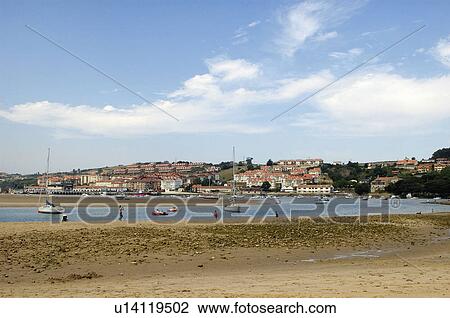 Spain, Cantabria, Santander, San vicente barquera, Nature, Landscape, Sea View Large Photo Image Stock Image - Spain, Cantabria, Santander, San vicente barquera, Nature, Landscape, Sea. Fotosearch