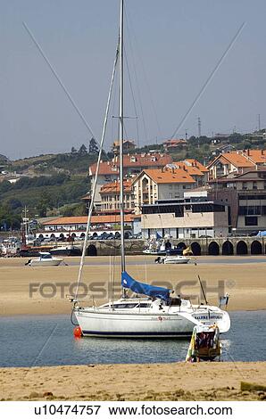 Spain, Cantabria, Santander, San vicente barquera, Village, House, Houses View Large Photo Image Stock Photo - Spain, Cantabria, Santander, San vicente barquera, Village, House, Houses. Fotosearch