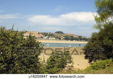 Spain, Cantabria, Santander, San vicente barquera, Village, House, Houses View Large Photo Image Stock Photo - Spain, Cantabria, Santander, San vicente barquera, Village, House, Houses. Fotosearch