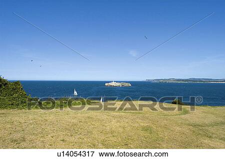 Spain, Cantabria, Santander, Sea, Ocean, Atlantic ocean, Nature View Large Photo Image Stock Photo - Spain, Cantabria, Santander, Sea, Ocean, Atlantic ocean, Nature. Fotosearch