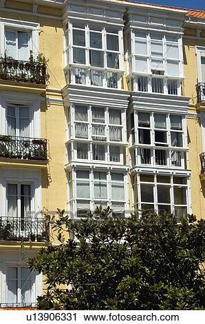 Spain, Cantabria, Santander, Architecture, City, Town, Building View Large Photo Image Stock Image - Spain, Cantabria, Santander, Architecture, City, Town, Building. Fotosearch