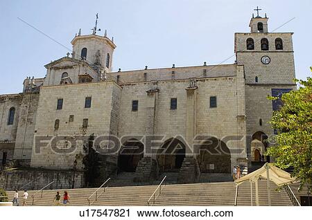 Stock Image - Spain, Cantabria, Santander, Architecture, City, Town, Art. Fotosearch