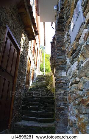 Spain, Asturias, Cudillero, City, Town, House, Street View Large Photo Image Stock Image - Spain, Asturias, Cudillero, City, Town, House, Street. Fotosearch
