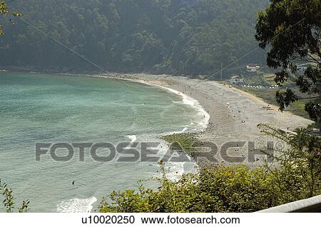 Spain, Asturias, Gijon, Beach, Artejo, Artejo beach, Seaside View Large Photo Image Stock Image - Spain, Asturias, Gijon, Beach, Artejo, Artejo beach, Seaside. Fotosearch