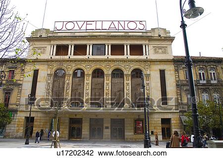 Spain, Asturias, Gijon, City, Town, Architecture, Building View Large Photo Image Stock Image - Spain, Asturias, Gijon, City, Town, Architecture, Building. Fotosearch