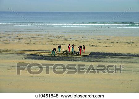 Spain, Asturias, Gijon, City, Town, Beach, Sand View Large Photo Image Stock Photo - Spain, Asturias, Gijon, City, Town, Beach, Sand. Fotosearch