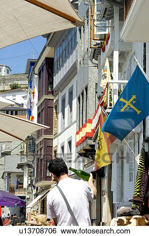 Spain, Asturias, Luarca, City, Town, Building, Buildings View Large Photo Image Stock Photograph - Spain, Asturias, Luarca, City, Town, Building, Buildings. Fotosearch