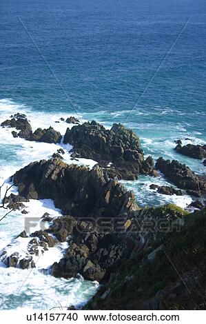 Spain, Asturias, Nature, Landscape, Rock, Rocks, Sea View Large Photo Image Stock Image - Spain, Asturias, Nature, Landscape, Rock, Rocks, Sea. Fotosearch
