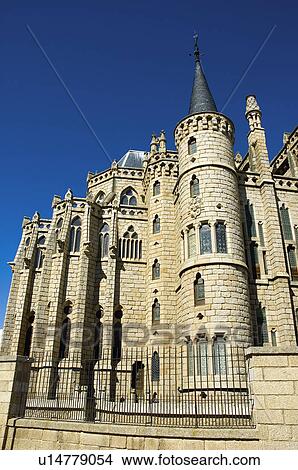 Picture - Spain, Castilla leon, Leon, Astorga, City, Town, Art. Fotosearch
