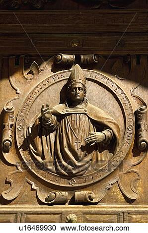 Stock Image - Spain, Castilla leon, Leon, Astorga, City, Town, Art. Fotosearch