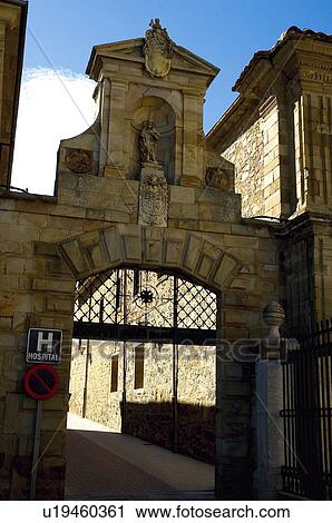Stock Image - Spain, Castilla leon, Leon, Astorga, City, Town, Art. Fotosearch
