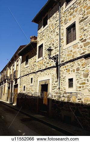 Stock Photograph - Spain, Castilla leon, Leon, Astorga, City, Town, Building. Fotosearch