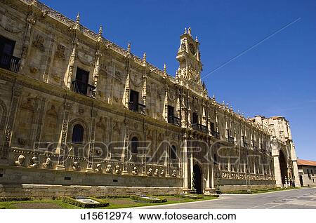 Picture - Spain, Castilla leon, Leon, City, Town, Art, Architecture. Fotosearch