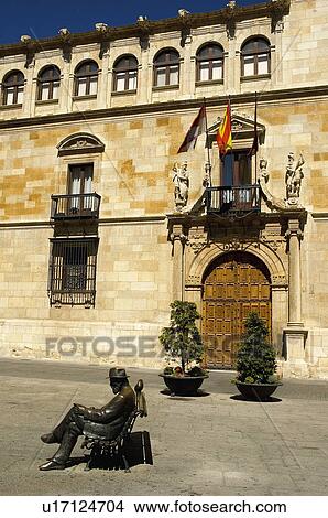 Spain, Castilla leon, Leon, City, Town, Art, Architecture View Large Photo Image Picture - Spain, Castilla leon, Leon, City, Town, Art, Architecture. Fotosearch