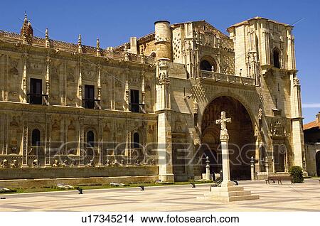 Picture - Spain, Castilla leon, Leon, City, Town, Art, Architecture. Fotosearch