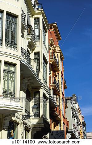Stock Image - Spain, Castilla leon, Leon, City, Town, Building, Buildings. Fotosearch