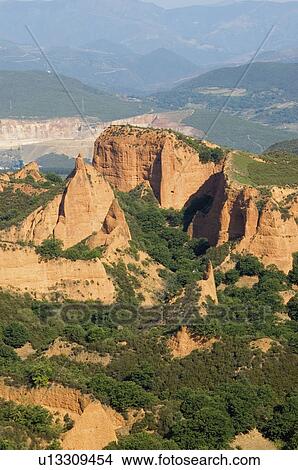 Spain, Castilla leon, Leon, Las medulas, Medulas, Nature, Landscape View Large Photo Image Picture - Spain, Castilla leon, Leon, Las medulas, Medulas, Nature, Landscape. Fotosearch