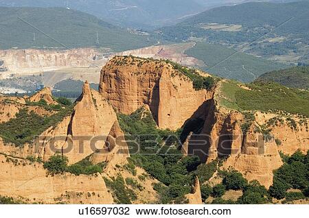 Spain, Castilla leon, Leon, Las medulas, Medulas, Nature, Landscape View Large Photo Image Stock Image - Spain, Castilla leon, Leon, Las medulas, Medulas, Nature, Landscape. Fotosearch