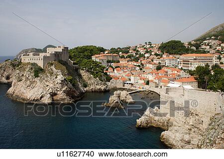 Croatia sea city View Large Photo Image Stock Image - Croatia sea city . Fotosearch