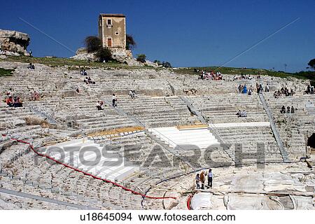 Picture - travel, italy, rural, sicily. Fotosearch
