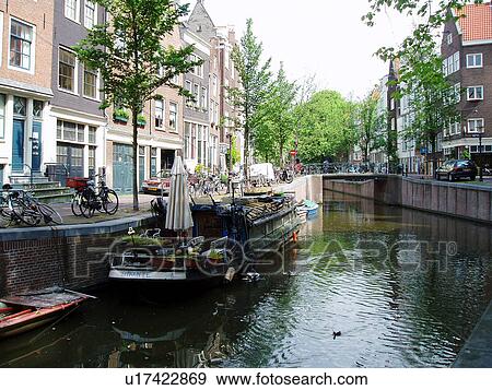 Stock Photo - travel, netherlands, amsterdam. Fotosearch