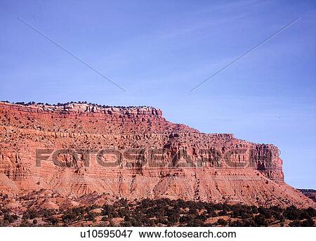 Stock Photo - Red hills in the western states. Fotosearch