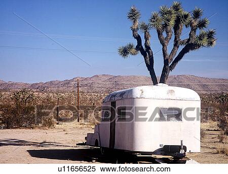 Travel trailer in the desert View Large Photo Image Stock Photography - Travel trailer in the desert. Fotosearch