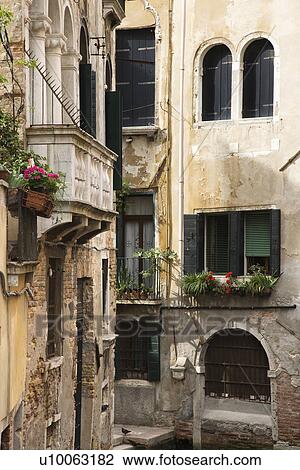 Buildings in Venice, Italy. View Large Photo Image Stock Image - Buildings in Venice, Italy.. Fotosearch