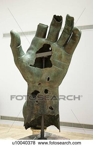Colossal hand of Constantine in Capitoline Museum, Rome, Italy. View Large Photo Image Stock Photo - Colossal hand of Constantine in Capitoline Museum, Rome, Italy.. Fotosearch