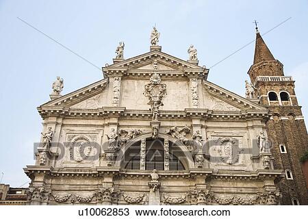 Facade of San Moise Church in Venice, Italy. View Large Photo Image Stock Image - Facade of San Moise Church in Venice, Italy.. Fotosearch