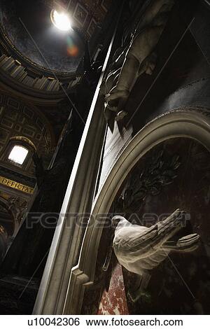 Stock Photograph - Interior of St. Peter's Basilica in Rome, Italy.. Fotosearch