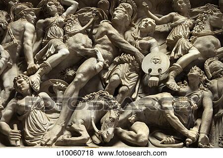 Relief sculpture of battle scene in the Vatican Museum, Rome, Italy. View Large Photo Image Stock Photo - Relief sculpture of battle scene in the Vatican Museum, Rome, Italy.. Fotosearch